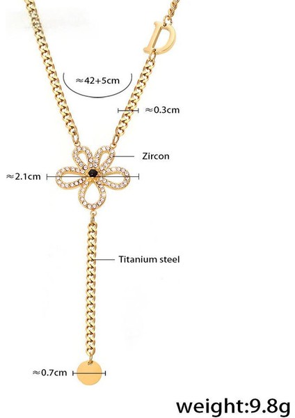 YUANYINGTXP152 Altın Çiçek Zirkon Taşlı Kadın Takı Seti (Yurt Dışından) modelleri