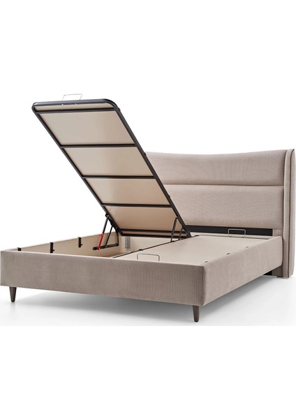 Piero Sandıklı Bazalı Karyola - 160 cm - Başlıksız fırsatları