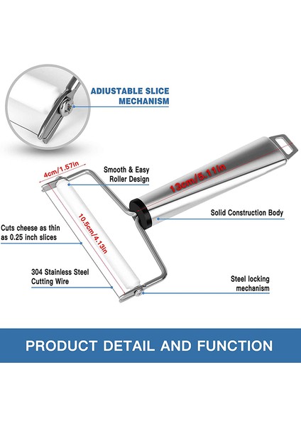 Ayarlanabilir Peynir Dilimleyici, Peynir Dilimleyici, Mozzarella Peyniri Için Peynir Dilimleri, Amerikan Peyniri, Isviçre Peyniri, Çedar (Yurt Dışından) fırsatları