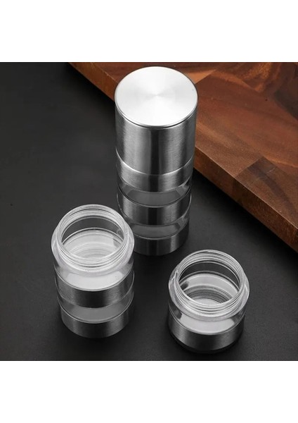 Steellaar Biber Değirmeni, Tuz ve Karabiber Ginder, Paslanmaz Çelik Baharat Öğütücü, Çok Katmanlı Manuel Biber Değirmeni, Baharat Kırıcı B (Yurt Dışından) fiyatları