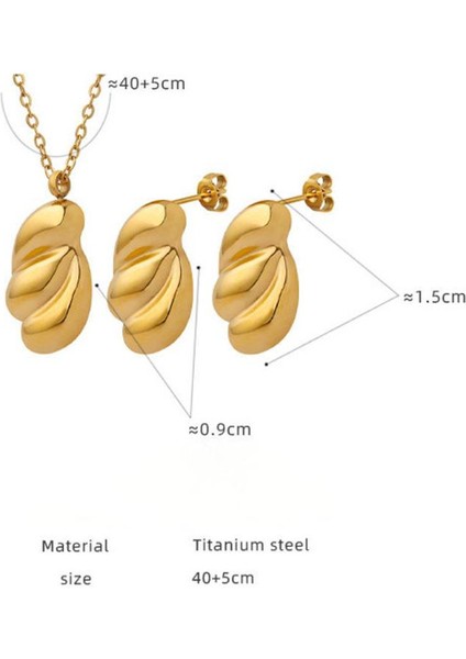 YUANYINGP1171 Altın Kaplama Kadın Takı Seti (Yurt Dışından) fiyatları