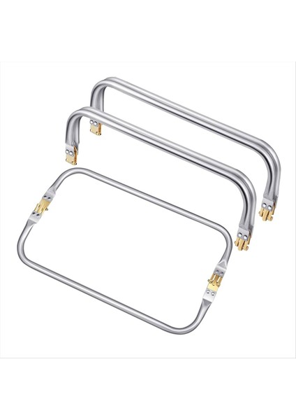 12 Inç Çanta Çerçevesi Dikdörtgen Kilit Çerçeve Öpücük Kilit Tokası Çanta Çerçevesi Donanım Değiştirmeleri Çanta Kapanması 4pcs (Yurt Dışından)