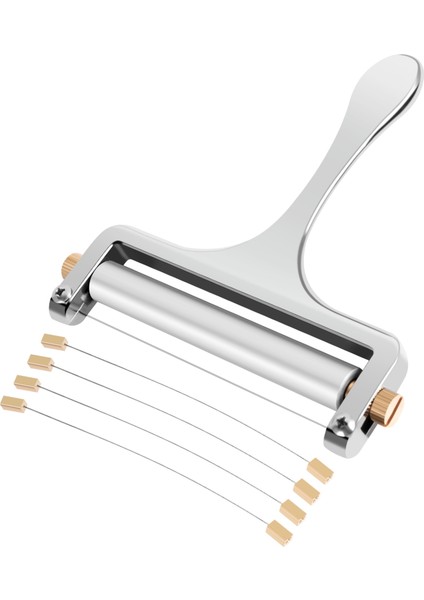 Peynir Dilimleyicisi, Yumuşak ve Yarı Sabit Peynirler Için Telli Ayarlanabilir Kalınlık Ağır Peynir Dilimleyiciler -4 Kesme Teli Dahil (Yurt Dışından) modelleri