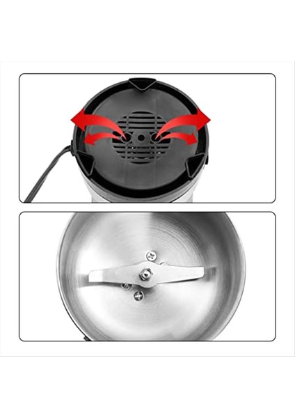 Elektrikli Kahve Öğütücü Paslanmaz Çelik Baharat Öğütücü Aşırı Isıtma Koruması Kahve Bean Eu Fiş Için Kahve Taşlama Mikseri (Yurt Dışından) modelleri