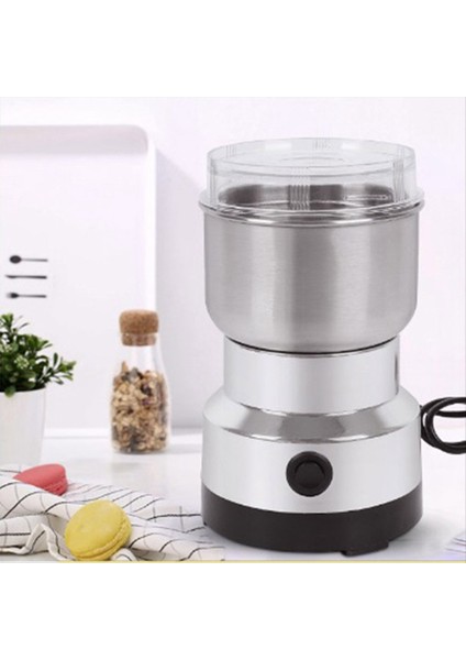 Elektrikli Kahve Öğütücü Paslanmaz Çelik Baharat Öğütücü Aşırı Isıtma Koruması Kahve Bean Eu Fiş Için Kahve Taşlama Mikseri (Yurt Dışından) indirimleri