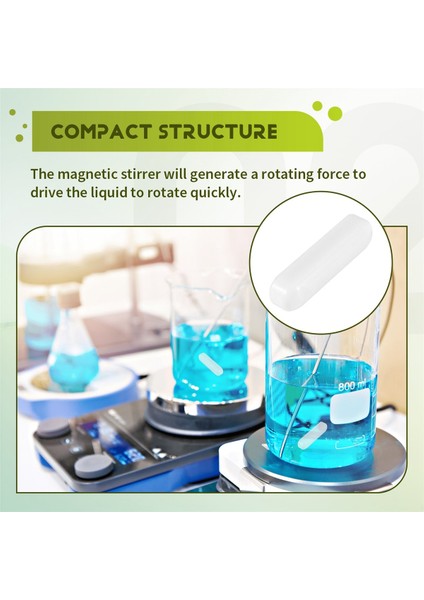 8pcs 8MMX30 mm Ptfe Manyetik Karıştırıcı Karıştırıcı Karıştırıcı Çubuğu Karıştırma Çubuğu Manyetik Laboratuvar Çubuğu Karıştırma Plakası Çubuğu Karıştırma Plakası Mıknatıs (Yurt Dışından) indirimleri