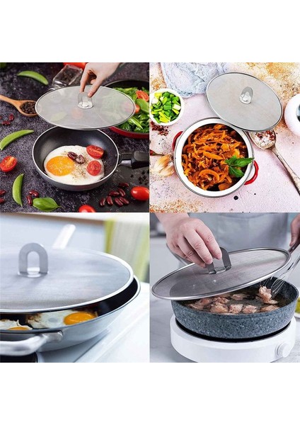 Steellaar 3 Adet Yemek Pişirmek Için Sıçrama Ekranı - Paslanmaz Çelik Gres Kızartma Tavası Için Sıçrama, Yemeklik Yağ Karmaşası Yok (Yurt Dışından) fırsatları