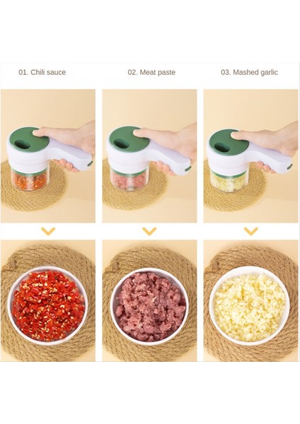 2 In1 Gıda Işleyicisi Elektrikli Sebze Dilim /helikopter Çok Fonksiyonlu Ev Mutfak Sarımsak Makinesi (Yurt Dışından) modelleri