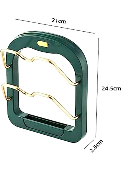 Pot Kapak Kapağı Depolama Organizatörü Pustrofof Çok Fonksiyonlu Madenler Raf Mutfak Malzemeleri Kabine Için Pot Organizatör, A (Yurt Dışından) modelleri