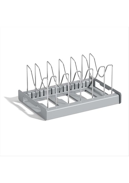Mutfak Dolabı Organizatör B Için Dolap Kılavuzu Dallı Pan Organizatör Rafı Altında Genişletilebilir Tavalar ve Sakslar Kapak Organizatör Rafı (Yurt Dışından)