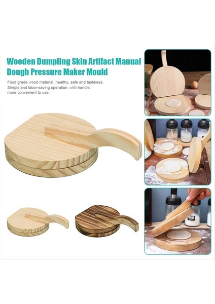 Köfte Maker Hamur Presleme Aracı Dempling Cilt Artefakt Makine Dıy Mutfak Manuel Ahşap Pres Kalıp Mutfak Gadgets D (Yurt Dışından) fiyatları