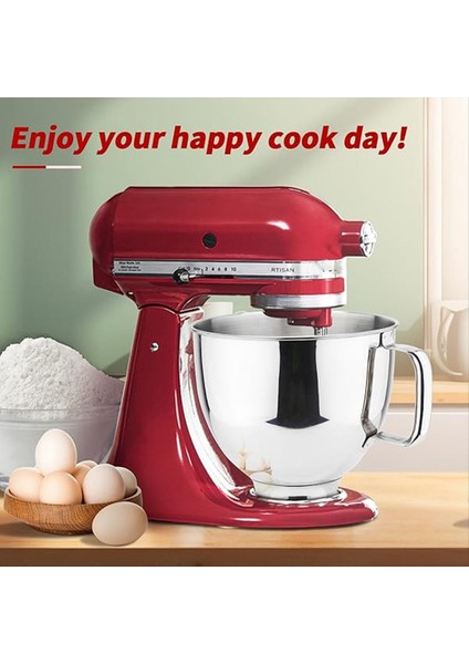 Steellaar Paslanmaz Çelik Mikser Kasesi 5qt Mutfaktaid Tilt-Head Stand Mikserleri Için Uyumludur 4.5-5 Quart, 5 Litre Karıştırma Kasesi (Yurt Dışından) modelleri