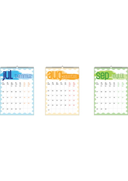 2026 A3 Duvar Planlama Takvim Üstten Spiralli ve Askılı indirimleri