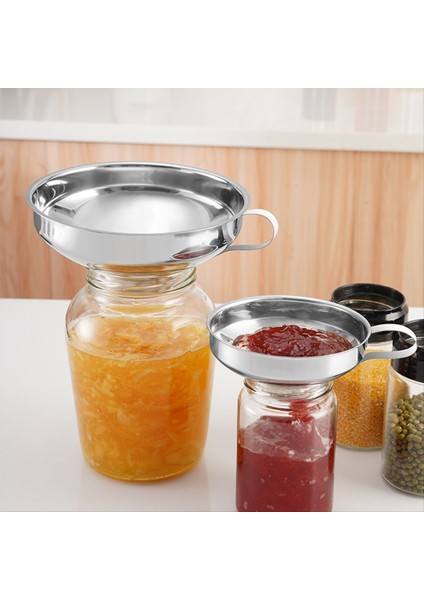 Paslanmaz Çelik Ev Geniş Ağız Huni Salatası Sospa Büyük Çapı Huni Reçel Gümüş Beyaz (Yurt Dışından) fırsatları