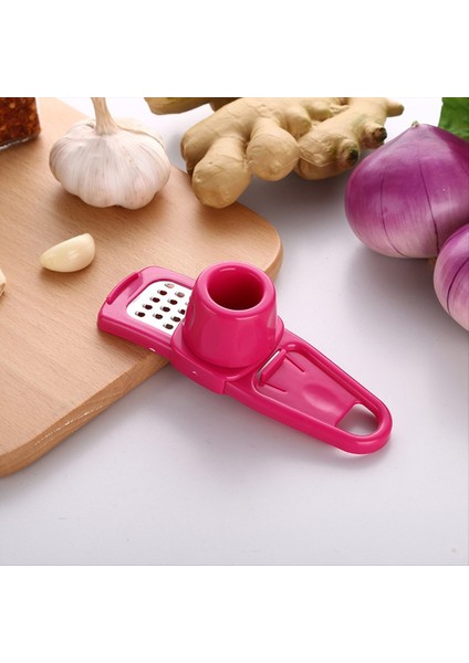 Mini Sarımsak Öğütücü Sarımsak Pres Mutfak Sarımsak Püre Manuel Sarımsak Ezme Mutfak Gadgetlar Gül Kırmızı (Yurt Dışından) fırsatları