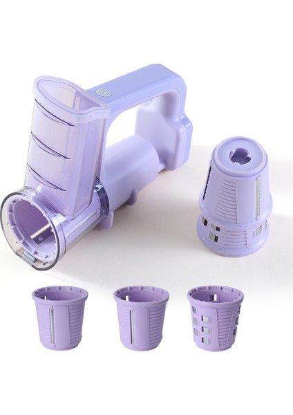 Çok Fonksiyonlu Elektrikli Silindir Sebze Kesici Peynir Parçacı, Dilimleyici, Rendelenmiş Buz Kesici Mutfak Gadgetları Gri (Yurt Dışından) indirimleri