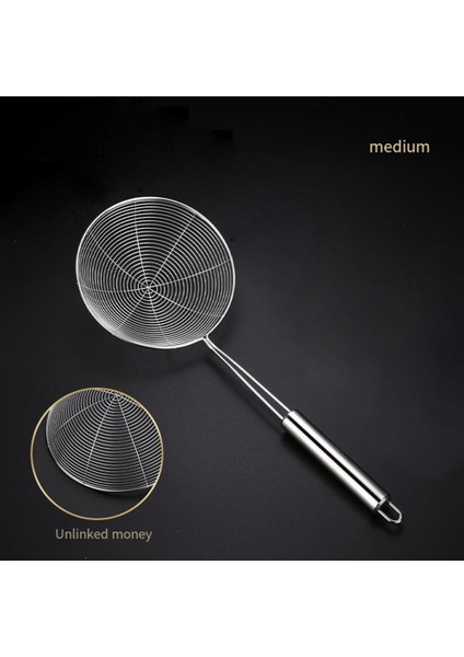 Skimmer Gıda Süzgeci Tencere Kara Kenarı Kızartma Süzgeci Mutfak Süzgeci Pişirme Pişirme Aletleri 16CM (Yurt Dışından) indirimleri