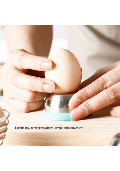 2pcs Haşlanmış Yumurta Piercer Paslanmaz Çelik Yumurta Princers Ayırıcı Dayanıklılık Fırın Yumurta Punter Ev Mutfak Yumurta Ayırıcı, A (Yurt Dışından) indirimleri