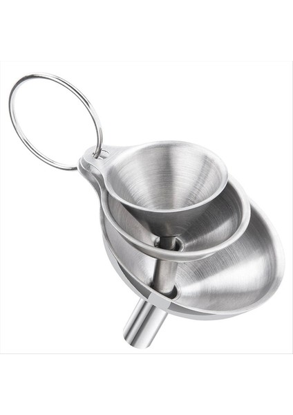 Şişeleri Doldurmak Için Huniler 3 Adet Paslanmaz Çelik Mini Mutfak Huni, Uçucu Yağları Aktarmak Için Set Huniler Sıvı (Yurt Dışından) fırsatları