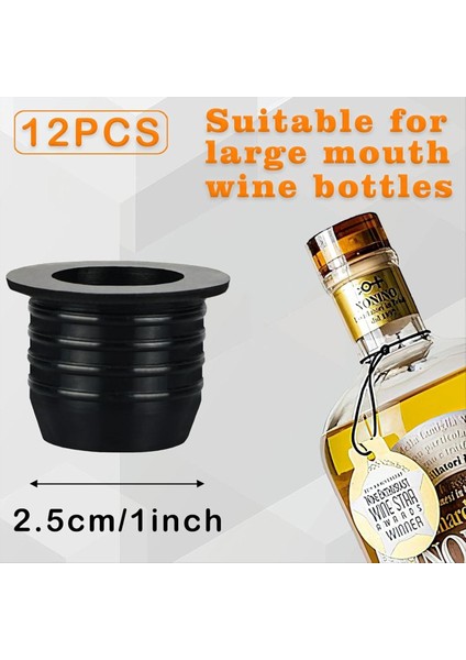 12 Paket Likör Pok Dökme Adaptörleri, Büyük Boyun Likör Şişeleri Için Spoutlar Dökün, 25 mm Boyuna Kadar Alkol Zeytinyağı Için (Yurt Dışından) fırsatları