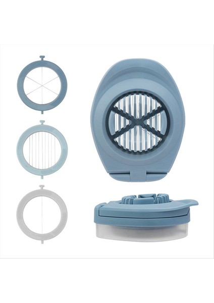 Steellaar 3 Arada 1 Çok Fonksiyonlu Yumurta Dilimleyici Yumurta Kesici Paslanmaz Çelik Bıçaklar Yumurta Dilimi Için Saklama Kutusu (Yurt Dışından)