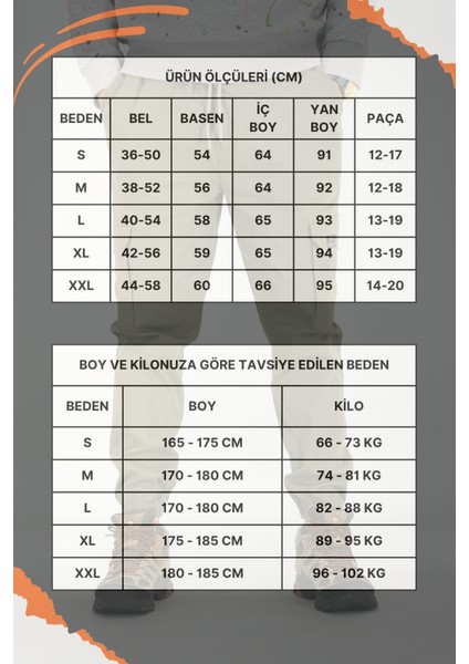 Erkek Açık Haki Kargo Cepli Jogger Pantolon Rahat Kesim Pamuklu Lastikli Paça fırsatları