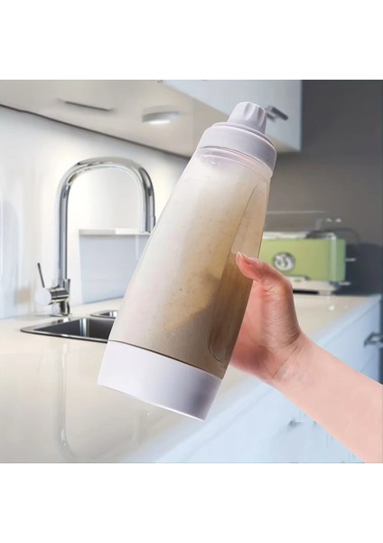 Bir Karıştırma Topu ve Bir Tel Karıştırıcı ile Donatılmış Gözleme Bulamaç Şişesi Ajitatörü. Restoran Pişirme Için Uygun (Yurt Dışından) fiyatları