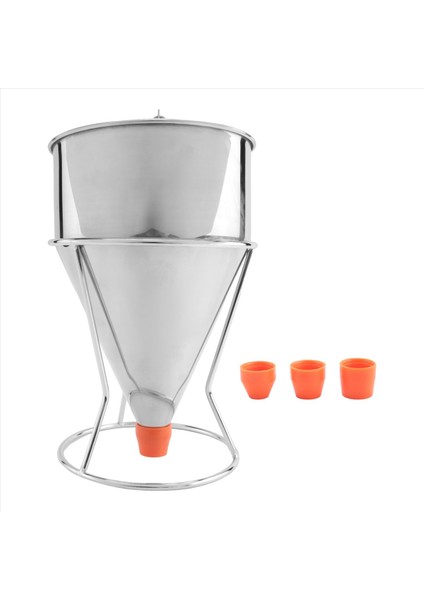 Gözleme Hamuru Dispanser, Çok Kalibre Paslanmaz Çelik Huni Kek Dispenseri Krep Için Harika, Pişmiş (Yurt Dışından) modelleri