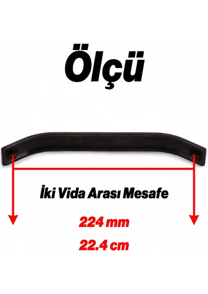 Mutfak Dolabı Dolap Kulpları Kapak Kulbu Kulpu Mobilya Çekmece Antik Sarı Metal 224 mm 22.4 cm fiyatları