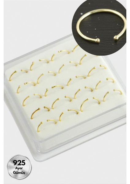 Top Halka Gümüş Hızma 20 Adet