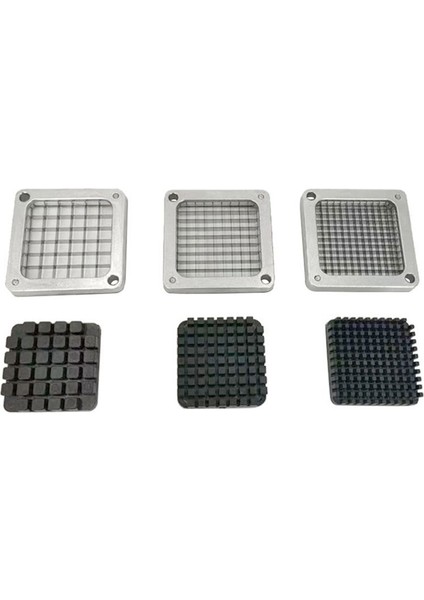 Fransız Fry Cutter Paslanmaz Çelik +3 Bıçaklar Boyut, Fries Cips Kesici Parçaları Patates Patates Cips Kesiciler (12.7mm) (Yurt Dışından) modelleri