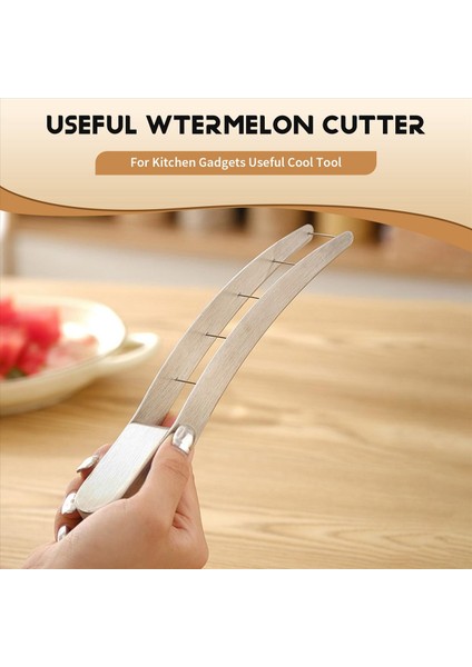 Steellaar Wtermelon Cutter Dlicer Cut Cutplmale In-Cubes Bıçak Kavun Baller Mutfak Gadgets Yararlı Serin Araç (Yurt Dışından) fırsatları