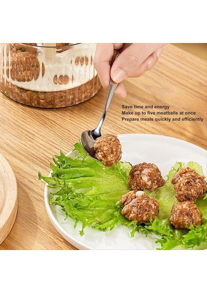 Manuel Köfte Makinesi, 5 Köfte, Çok Fonksiyonlu Mutfak Gadget&#39;ı Kolayca Yapabilir (Yurt Dışından) fırsatları