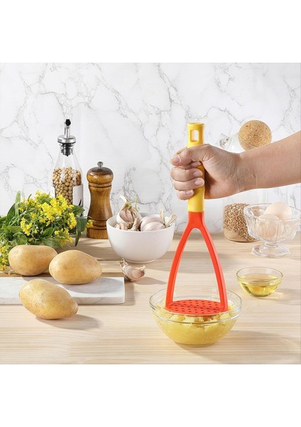 Patates Ezici, Plastik Patates Püresi Ezici, Renkli Yiyecek Ezici, Patates, Meyve ve Sebze Için Masker Mutfak Aleti (Yurt Dışından) fırsatları