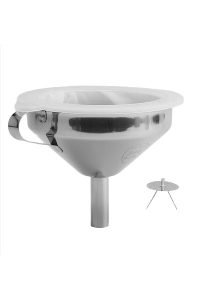 5.1 Inç 304 Paslanmaz Çelik Mutfak Hunisi, Sıvı Aktarmak Için 200 Örgü Gıda Filtresi Süzgeç, Yağ, Reçel Yapmak (Yurt Dışından) fiyatları