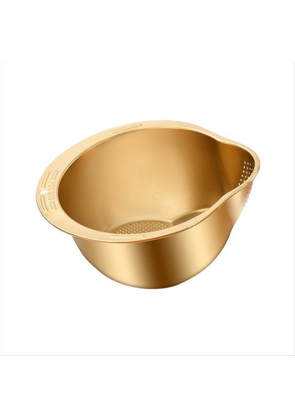 Pirinç Yıkayıcı Süzgeç Kasesi Paslanmaz Çelik Pirinç Yıkama Kasesi Pirinç Kevnel Meyve ve Sebep Süzgeç Mutfak Alet B (Yurt Dışından)