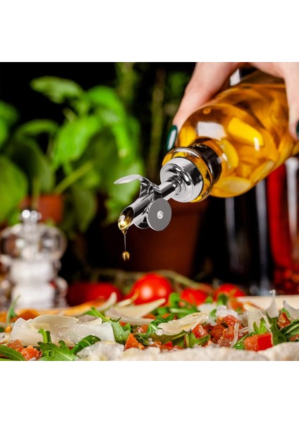 4 Adet Paslanmaz Çelik Şişe Dökücüler, Kendini Kapatan Zeytinyağı Dağıtıcı Spout, Otomatik Flip Özellik Likör Dökme Tabakaları Gümüş (Yurt Dışından) fiyatları