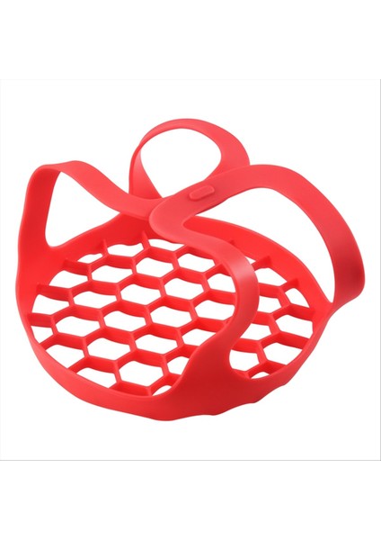 Silikon Sling Kaldırıcı Aksesuarları Instant Pot 6 Qt ve 8 Qt ile Uyumlu ve Diğer Marka Düdüklü Tencereler, Kırmızı (Yurt Dışından)