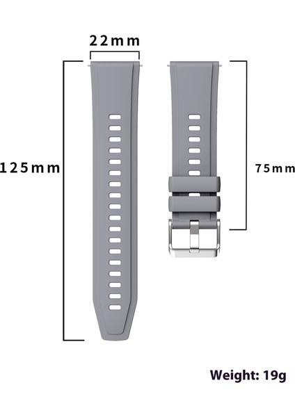 Xiaomi Watch S4 Sport/redmi Watch 5 Active Saat Bandı Için 22 mm Silikon Kayış Gümüş Tokalı - Sarı (Yurt Dışından) fiyatları