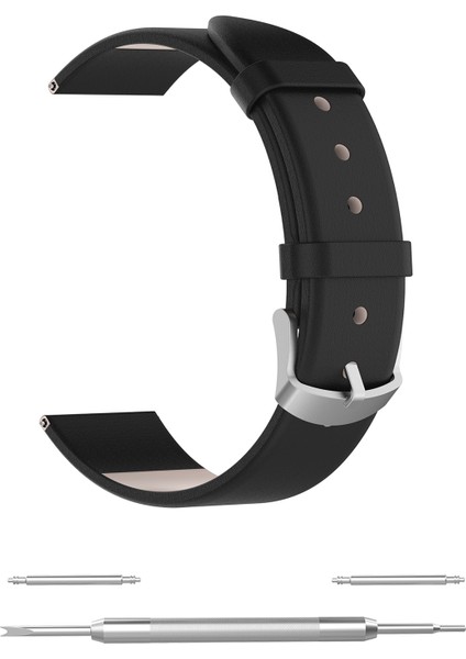 Xiaomi Mi Watch Için 18 mm Deri Akıllı Saat Kayışı Değişimi - Siyah (Yurt Dışından) modelleri