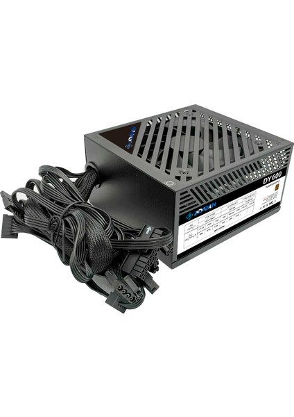 DY600 600W80 Plus Bronze Siyah Güç Kaynağı