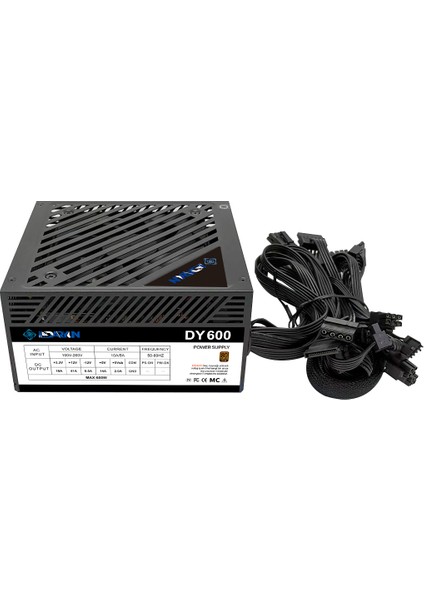 DY600 600W80 Plus Bronze Siyah Güç Kaynağı fiyatları