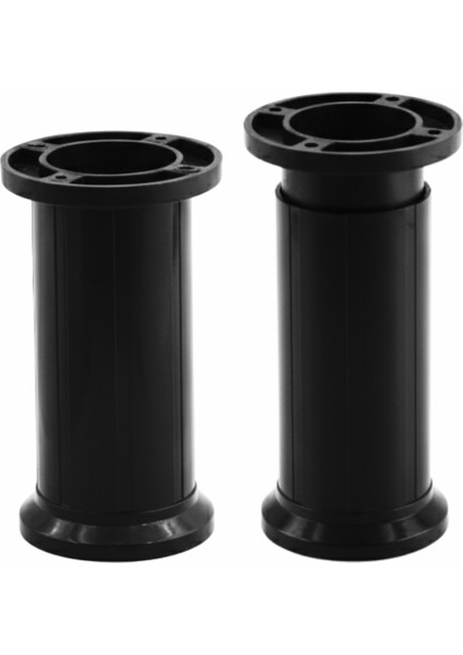 4 Adet Plastik Ayak Dolap Mobilya Tezgah Yükseltici Yükseltme Ayağı Ayarlanabilir 12 cm Siyah indirimleri