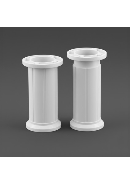 Mobilya Tezgah Dolap Yükseltici Yükseltme Ayağı Ayarlanabilir Plastik Ayak 4 Adet 12 cm Beyaz indirimleri