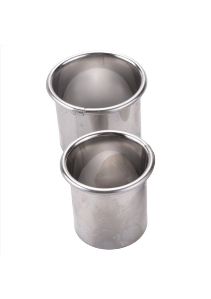 Kurabiye Bisküvi Kesici Seti, Yuvarlak Paslanmaz Çelik Hamur Işleri Çörek Hamur Işleri Için Yuvarlak Kutu ile 12 Adet (Yurt Dışından)