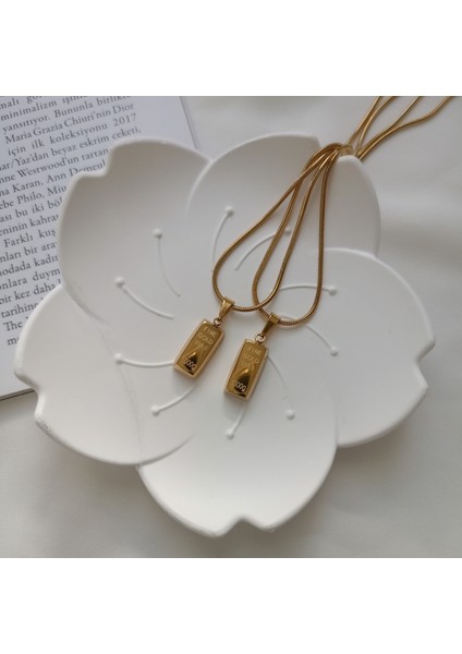 Lente Aksesuar Çelik Yılan Zincir Külçe Kolye Trend Kadın Takı Trend Kolye modelleri