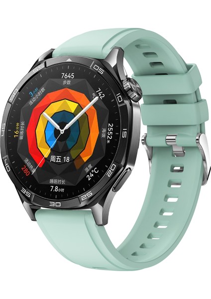 Xiaomi Watch S4 Sport/redmi Watch 5 Active Saat Bandı Için Gümüş Tokalı 22 mm Silikon Kayış - Yeşil (Yurt Dışından) fırsatları