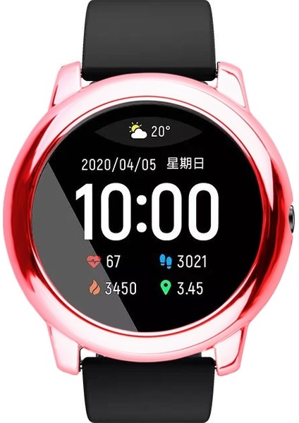 Xiaomi Haylou Solar LS05-PEMBE Için Pc Elektroliz Kaplama Sert Kılıf Darbeye Dalı Akıllı Saat Çerçeve Kapağı (Yurt Dışından) modelleri