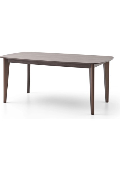 Piero Sabit Yemek Masası - 180 cm - Koyu Kahverengi