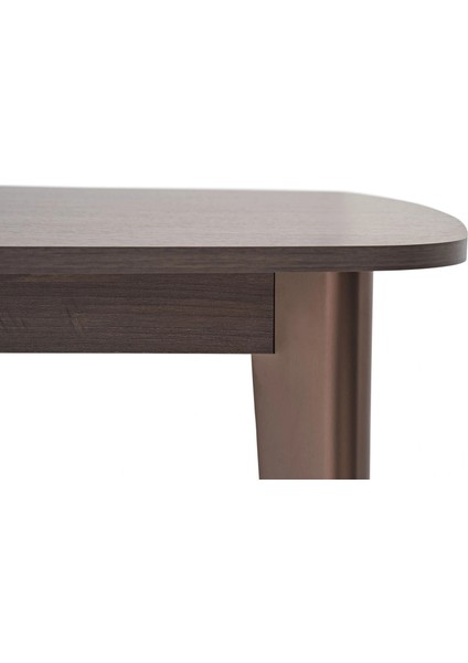 Piero Sabit Yemek Masası - 180 cm - Koyu Kahverengi fırsatları